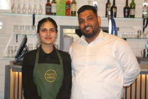Piatto verde Italian restaurant in Edinburgh staff with manager